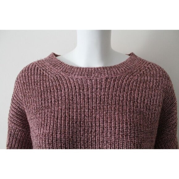 Rag & Bone Jubliee Crew Sweater Dusty Rose Size Large Merino Wool Knit - Picture 9 of 12